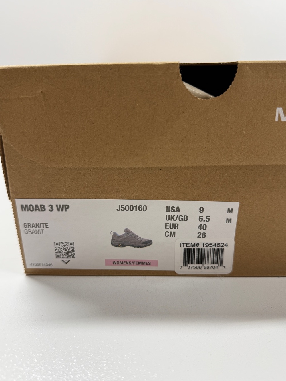 NIB • Women's Merrell Moab 3 Size:9 - Picture 6 of 6